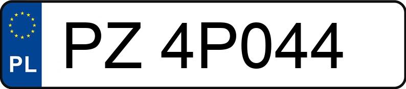 Numer rejestracyjny PZ 4P044 posiada KRONE  SD - PZ4P044