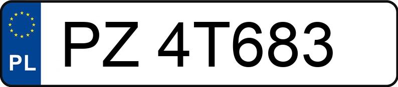 Numer rejestracyjny PZ 4T683 posiada VOLKSWAGEN GOLF - PZ4T683 Numer rejestracyjny PZ 4T683 posiada VOLKSWAGEN GOLF - PZ4T683
