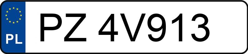 Numer rejestracyjny PZ 4V913 posiada BMW 325I XDRIVE - PZ4V913 Numer rejestracyjny PZ 4V913 posiada BMW 325I XDRIVE - PZ4V913