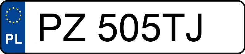 Numer rejestracyjny PZ 505TJ posiada TOYOTA TOYOTA AURIS - PZ505TJ