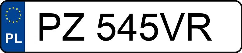 Numer rejestracyjny PZ 545VR posiada BMW 320D - PZ545VR