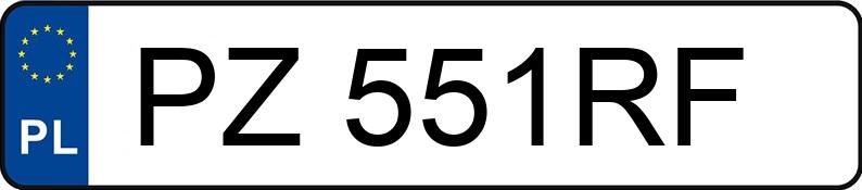 Numer rejestracyjny PZ 551RF posiada IVECO DAILY - PZ551RF