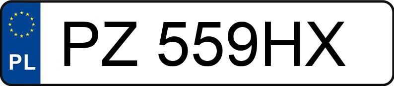 Numer rejestracyjny PZ 559HX posiada BMW 520 D - PZ559HX Numer rejestracyjny PZ 559HX posiada BMW 520 D - PZ559HX