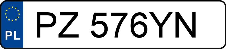 Numer rejestracyjny PZ 576YN posiada MERCEDES-BENZ C 63 AMG MR`07 E4 204 AMG - PZ576YN