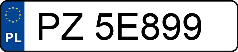 Numer rejestracyjny PZ 5E899 posiada VOLKSWAGEN Scirocco 2.0 TDI MR`08 E5 Scirocco 2.0 TDI MR`08 E5 - PZ5E899