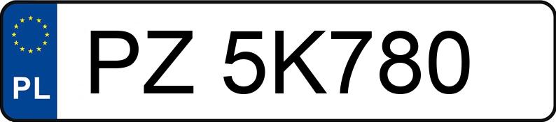 Numer rejestracyjny PZ 5K780 posiada MERCEDES-BENZ E 200 CDI MR`13 E5 212 E 200 CDI MR`13 E5 212 - PZ5K780