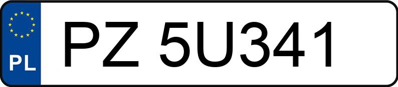 Numer rejestracyjny PZ 5U341 posiada BMW 320D XDRIVE - PZ5U341