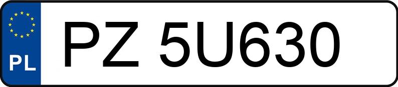 Numer rejestracyjny PZ 5U630 posiada MITSUBISHI ASX - PZ5U630 Numer rejestracyjny PZ 5U630 posiada MITSUBISHI ASX - PZ5U630