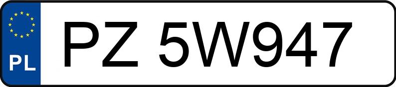 Numer rejestracyjny PZ 5W947 posiada BMW 316i Kat. E36 316i Kat. E36 - PZ5W947 Numer rejestracyjny PZ 5W947 posiada BMW 316i Kat. E36 316i Kat. E36 - PZ5W947