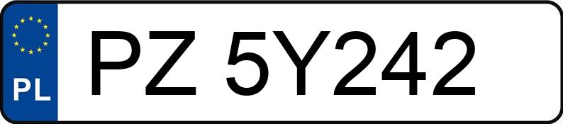 Numer rejestracyjny PZ 5Y242 posiada SKODA Scala 1.5 TSI MR`19 E6d Style - PZ5Y242 Numer rejestracyjny PZ 5Y242 posiada SKODA Scala 1.5 TSI MR`19 E6d Style - PZ5Y242