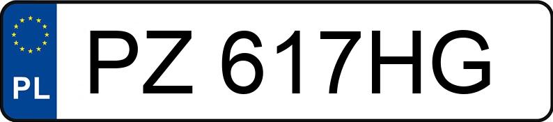 Numer rejestracyjny PZ 617HG posiada OPEL CORSA - PZ617HG
