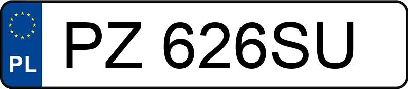 Numer rejestracyjny PZ 626SU posiada BMW 320 - PZ626SU