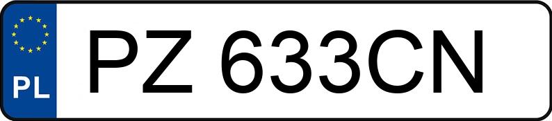 Numer rejestracyjny PZ 633CN posiada MERCEDES-BENZ 230 CE - PZ633CN