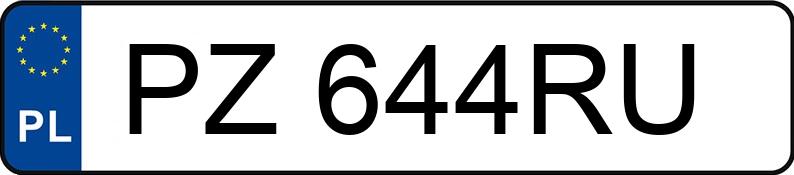 Numer rejestracyjny PZ 644RU posiada TOYOTA AVENSIS - PZ644RU Numer rejestracyjny PZ 644RU posiada TOYOTA AVENSIS - PZ644RU