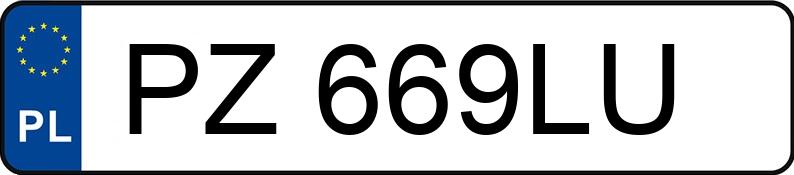 Numer rejestracyjny PZ 669LU posiada NISSAN JUKE - PZ669LU