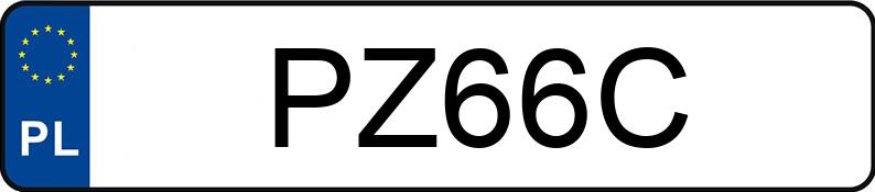 Numer rejestracyjny PZ 66C posiada LANCIA PRISMA - PZ66C Numer rejestracyjny PZ 66C posiada LANCIA PRISMA - PZ66C
