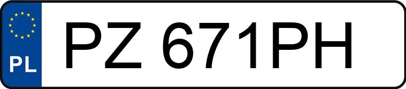 Numer rejestracyjny PZ 671PH posiada FORD FOCUS - PZ671PH Numer rejestracyjny PZ 671PH posiada FORD FOCUS - PZ671PH