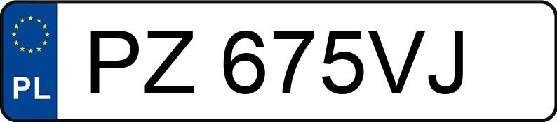 Numer rejestracyjny PZ 675VJ posiada TOYOTA RAV 4 2.0 MR`04 E3 Sol 4x4 Aut. - PZ675VJ