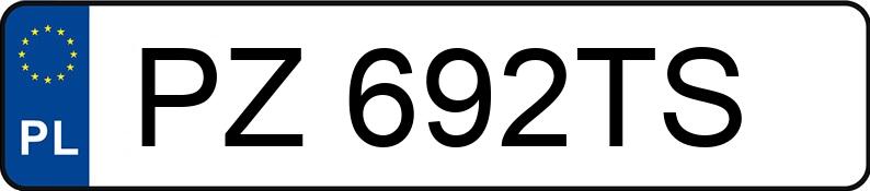 Numer rejestracyjny PZ 692TS posiada MAZDA 3 - 2.2 CD MR`09 E5 Sport - PZ692TS Numer rejestracyjny PZ 692TS posiada MAZDA 3 - 2.2 CD MR`09 E5 Sport - PZ692TS