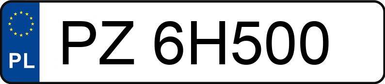 Numer rejestracyjny PZ 6H500 posiada MERCEDES-BENZ E 500 MR`13 E5 212 Elegance 4Matic - PZ6H500