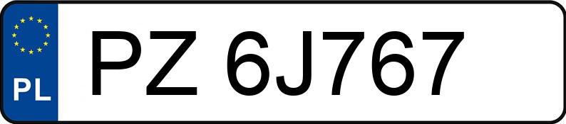 Numer rejestracyjny PZ6J767 posiada AUDI Coupe TT 2.0 TFSI MR`06 E4 8 J Coupe TT 2.0 TFSI MR`06 E4 8 J