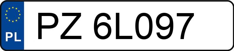 Numer rejestracyjny PZ 6L097 posiada BMW 740D XDRIVE - PZ6L097 Numer rejestracyjny PZ 6L097 posiada BMW 740D XDRIVE - PZ6L097