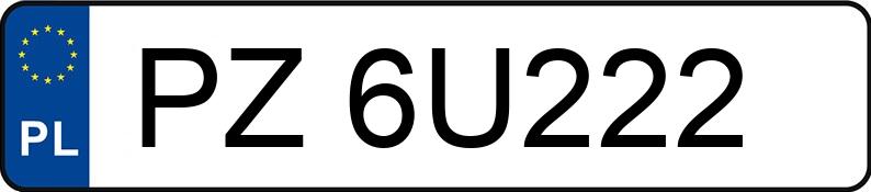 Numer rejestracyjny PZ 6U222 posiada CHRYSLER PACIFICA - PZ6U222 Numer rejestracyjny PZ 6U222 posiada CHRYSLER PACIFICA - PZ6U222