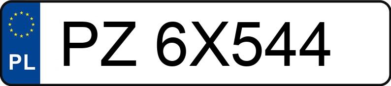 Numer rejestracyjny PZ 6X544 posiada SKODA FABIA - PZ6X544 Numer rejestracyjny PZ 6X544 posiada SKODA FABIA - PZ6X544