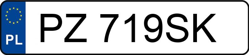 Numer rejestracyjny PZ 719SK posiada HONDA Civic 1.6i Kat. MR`91 ESi - PZ719SK