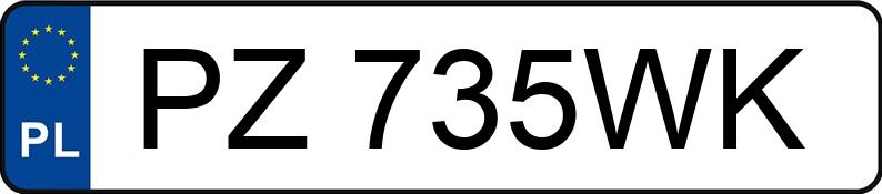 Numer rejestracyjny PZ 735WK posiada NISSAN Juke MR`10 E5 Tekna - PZ735WK Numer rejestracyjny PZ 735WK posiada NISSAN Juke MR`10 E5 Tekna - PZ735WK