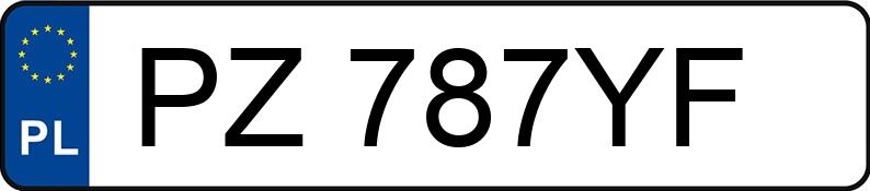 Numer rejestracyjny PZ 787YF posiada MAZDA 2 - PZ787YF Numer rejestracyjny PZ 787YF posiada MAZDA 2 - PZ787YF