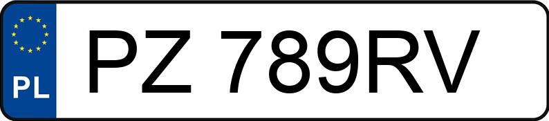 Numer rejestracyjny PZ 789RV posiada AUDI A4 Avant 2.0 Kat. MR`05 E4 8E A4 Avant 2.0 Kat. MR`05 E4 8E - PZ789RV