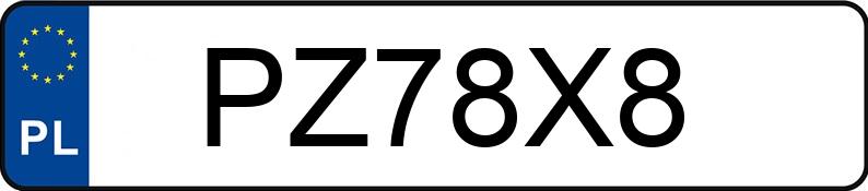 Numer rejestracyjny PZ 78X8 posiada CAN-AM RENEGADE 800 - PZ78X8 Numer rejestracyjny PZ 78X8 posiada CAN-AM RENEGADE 800 - PZ78X8