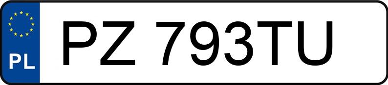 Numer rejestracyjny PZ 793TU posiada BMW 116I - PZ793TU