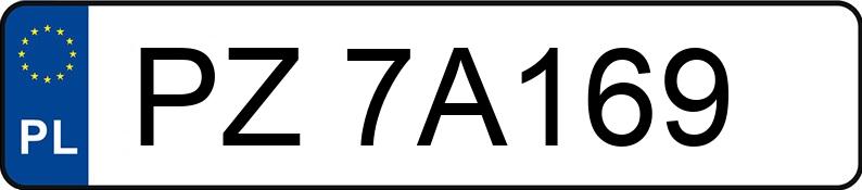 Numer rejestracyjny PZ 7A169 posiada BMW M3 - PZ7A169