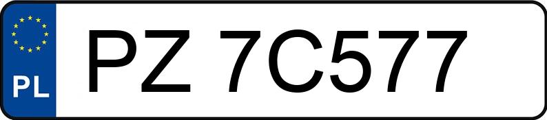Numer rejestracyjny PZ 7C577 posiada TOYOTA Corolla Verso 1.8 MR`04 E4 - PZ7C577 Numer rejestracyjny PZ 7C577 posiada TOYOTA Corolla Verso 1.8 MR`04 E4 - PZ7C577