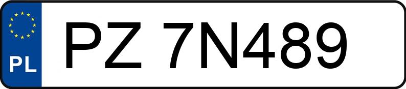 Numer rejestracyjny PZ 7N489 posiada BMW 114i MR`11 E5 F20/F21 114i MR`11 E5 F20/F21 - PZ7N489