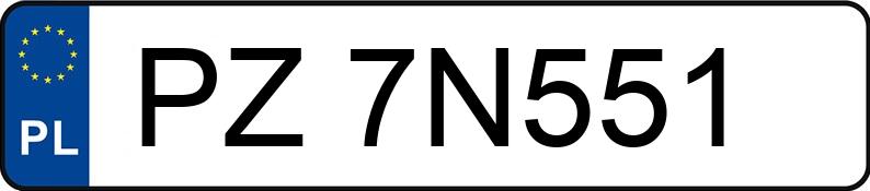 Numer rejestracyjny PZ 7N551 posiada PEUGEOT PARTNER E - PZ7N551