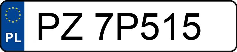 Numer rejestracyjny PZ 7P515 posiada BMW X5 Diesel MR`10 E5 E70 - PZ7P515