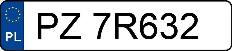 Numer rejestracyjny PZ 7R632 posiada AUDI A7 SPORTBACK - PZ7R632