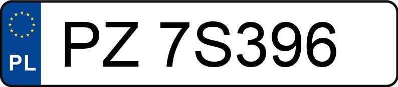 Numer rejestracyjny PZ 7S396 posiada MERCEDES-BENZ ACTROS - PZ7S396