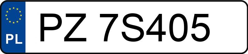 Numer rejestracyjny PZ 7S405 posiada BMW 316i Touring MR`12 E5 F31 316i Touring MR`12 E5 F31 - PZ7S405