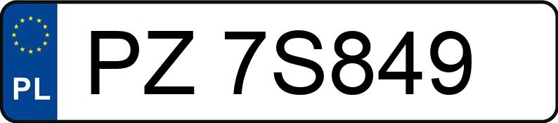 Numer rejestracyjny PZ 7S849 posiada MERCEDES-BENZ ACTROS - PZ7S849 Numer rejestracyjny PZ 7S849 posiada MERCEDES-BENZ ACTROS - PZ7S849