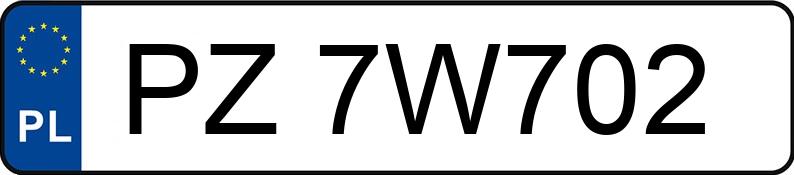 Numer rejestracyjny PZ 7W702 posiada BMW 320D - PZ7W702 Numer rejestracyjny PZ 7W702 posiada BMW 320D - PZ7W702