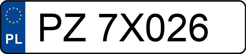 Numer rejestracyjny PZ 7X026 posiada TOYOTA/CARPOL PROACE MAX - PZ7X026