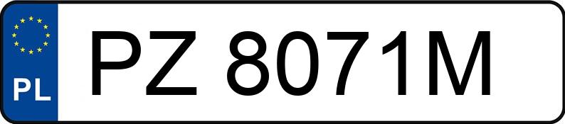 Numer rejestracyjny PZ 8071M posiada BMW 530 D - PZ8071M Numer rejestracyjny PZ 8071M posiada BMW 530 D - PZ8071M