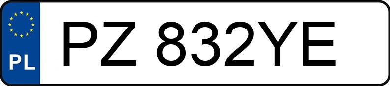 Numer rejestracyjny PZ 832YE posiada BMW 545 - PZ832YE Numer rejestracyjny PZ 832YE posiada BMW 545 - PZ832YE
