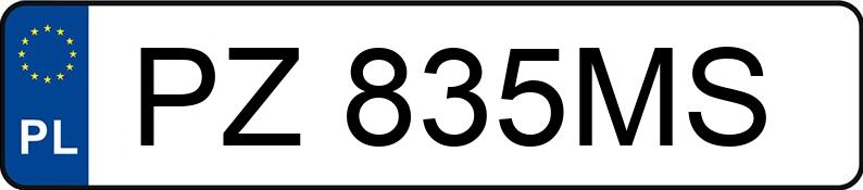 Numer rejestracyjny PZ 835MS posiada JEEP GRAND CHEROKEE - PZ835MS Numer rejestracyjny PZ 835MS posiada JEEP GRAND CHEROKEE - PZ835MS