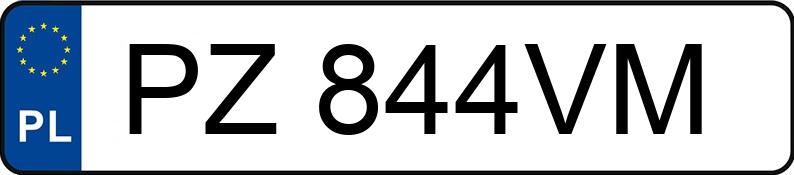 Numer rejestracyjny PZ 844VM posiada FORD GALAXY - PZ844VM