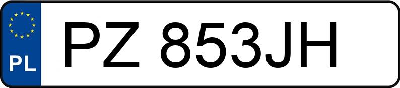 Numer rejestracyjny PZ 853JH posiada FIAT SCUDO - PZ853JH